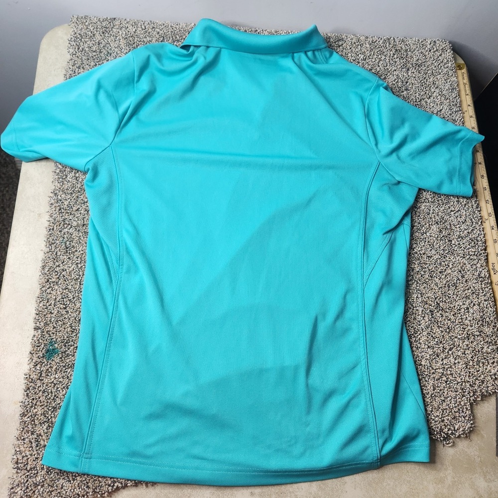 Fila Sport Golf Polo Shirt‎ Mens XL Teal Short Sleeve Athletic Mesh Under Arm - Picture 7 of 7